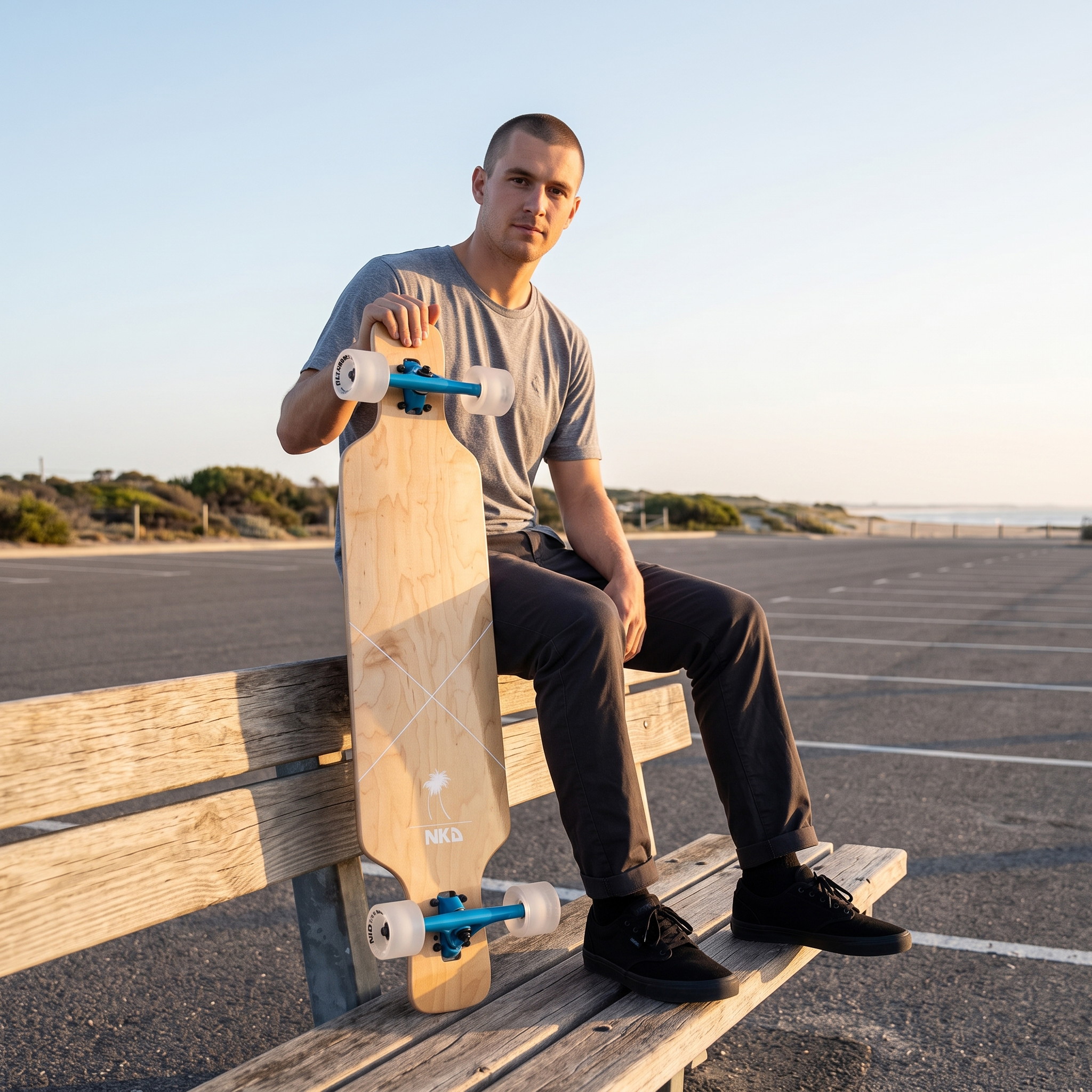 NKX Signature Fiberglas Longboard