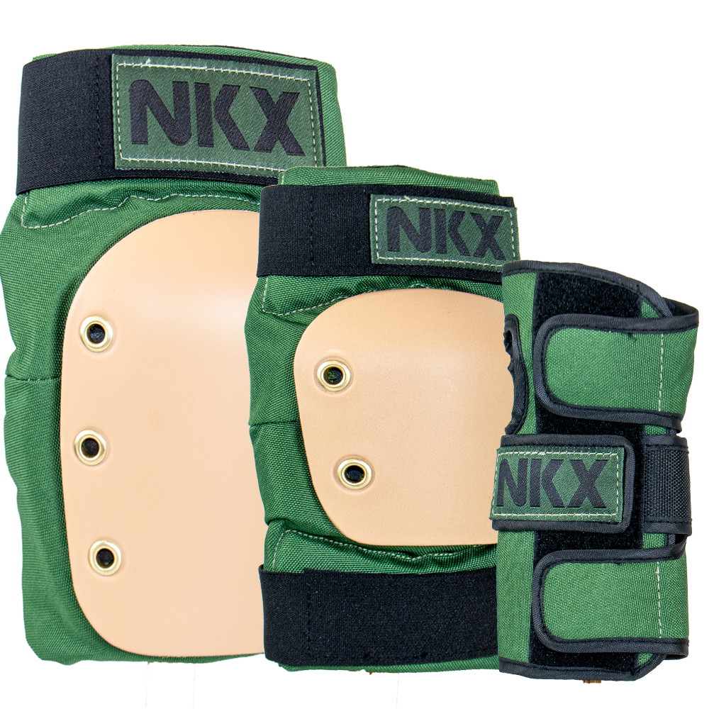 NKX 3er-Pack Pro Schutz-set - Knieschützer, Ellenbogenschützer und Handgelenkschützer