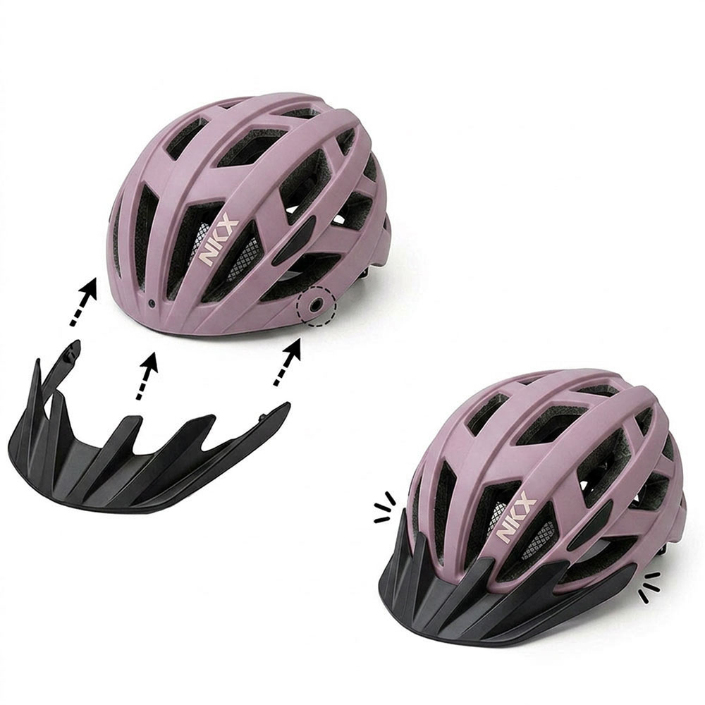 NKX City LED Fahrradhelm mit integriertem Licht
