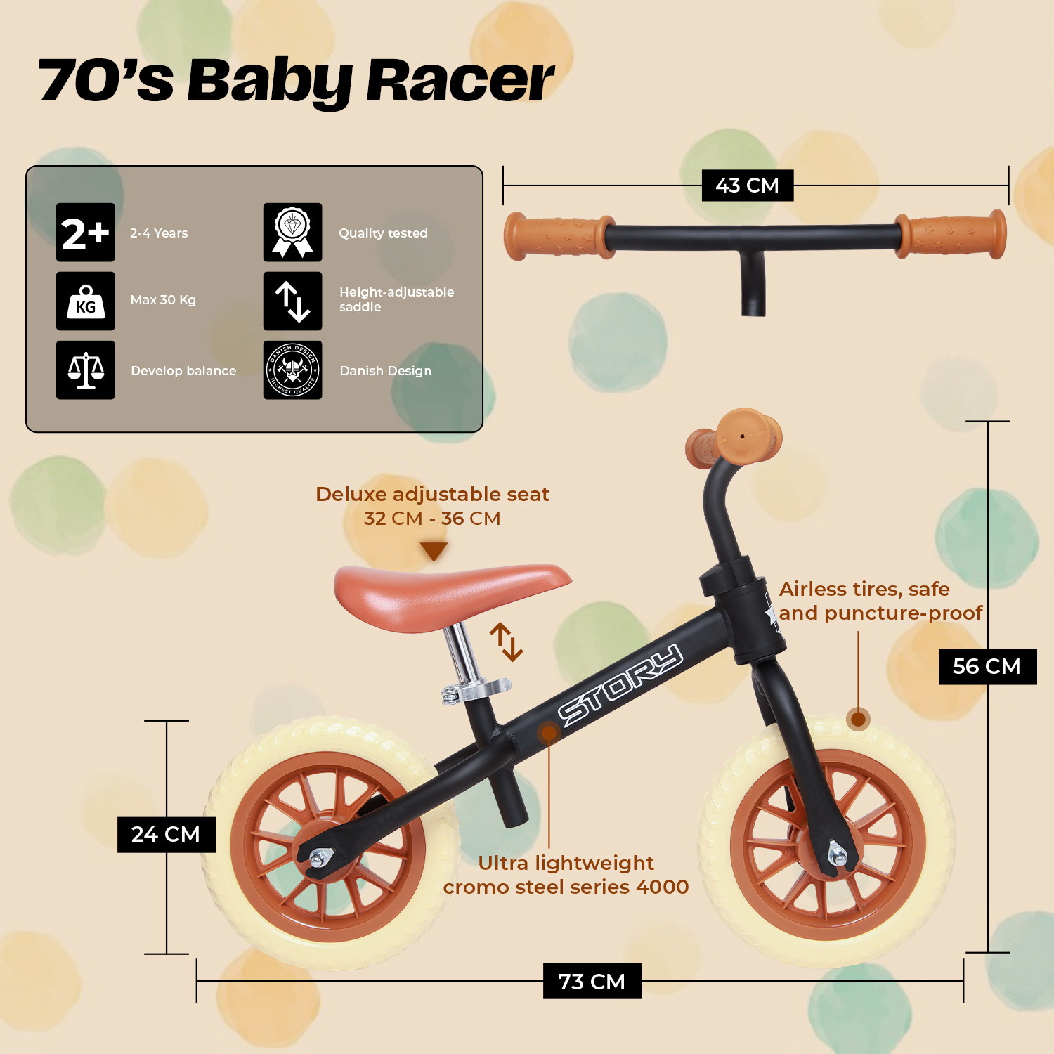 Story 70's Baby Racer Laufrad