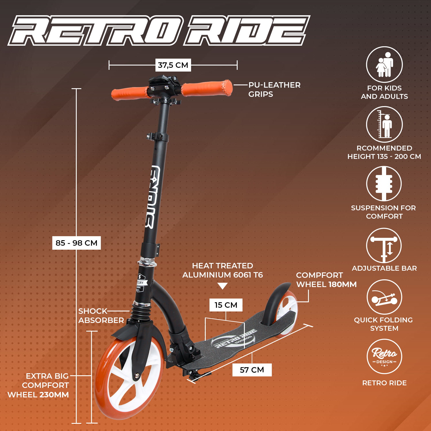Story Retro Ride Cityroller