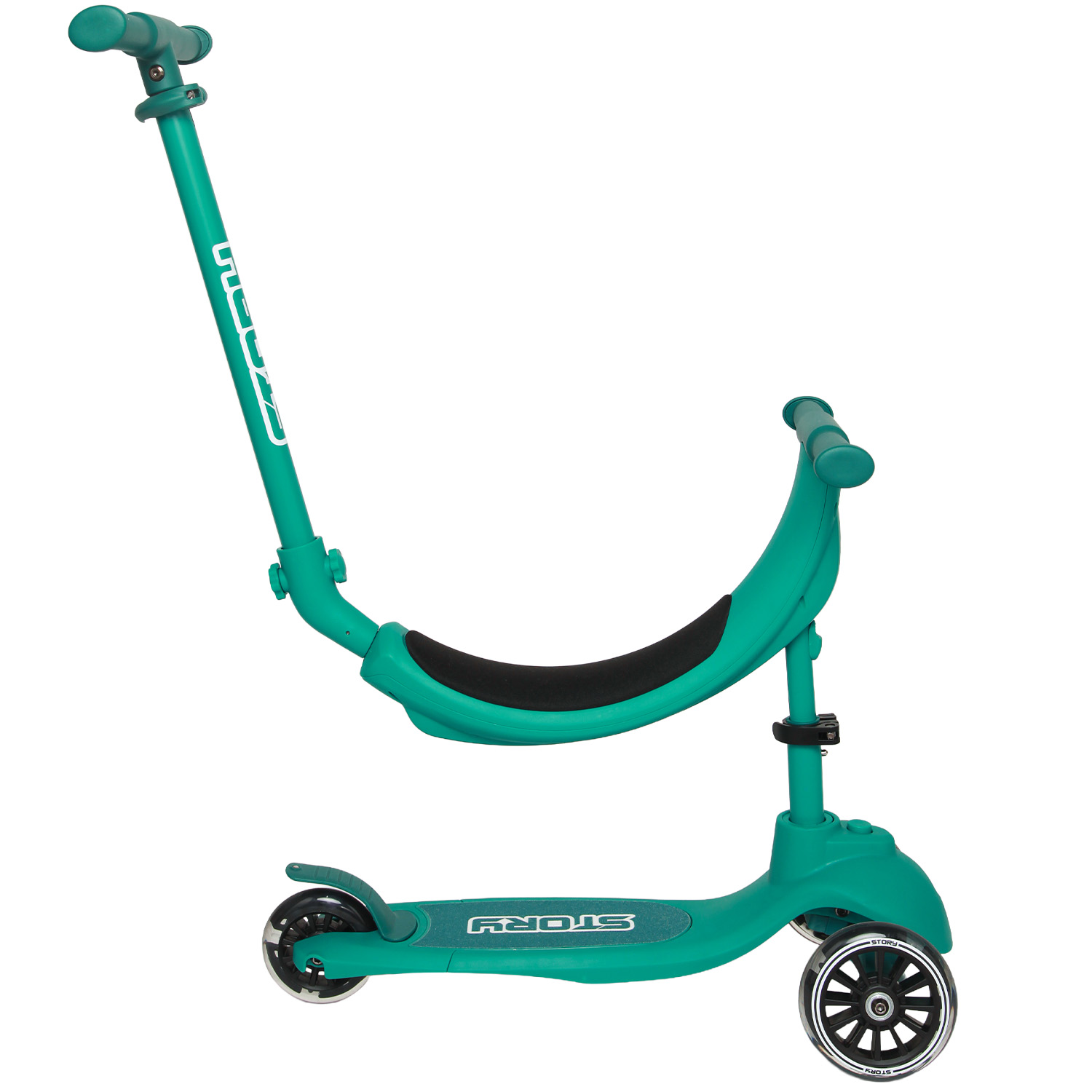 Story 4in1 LED Kinderroller mit 3 Rädern