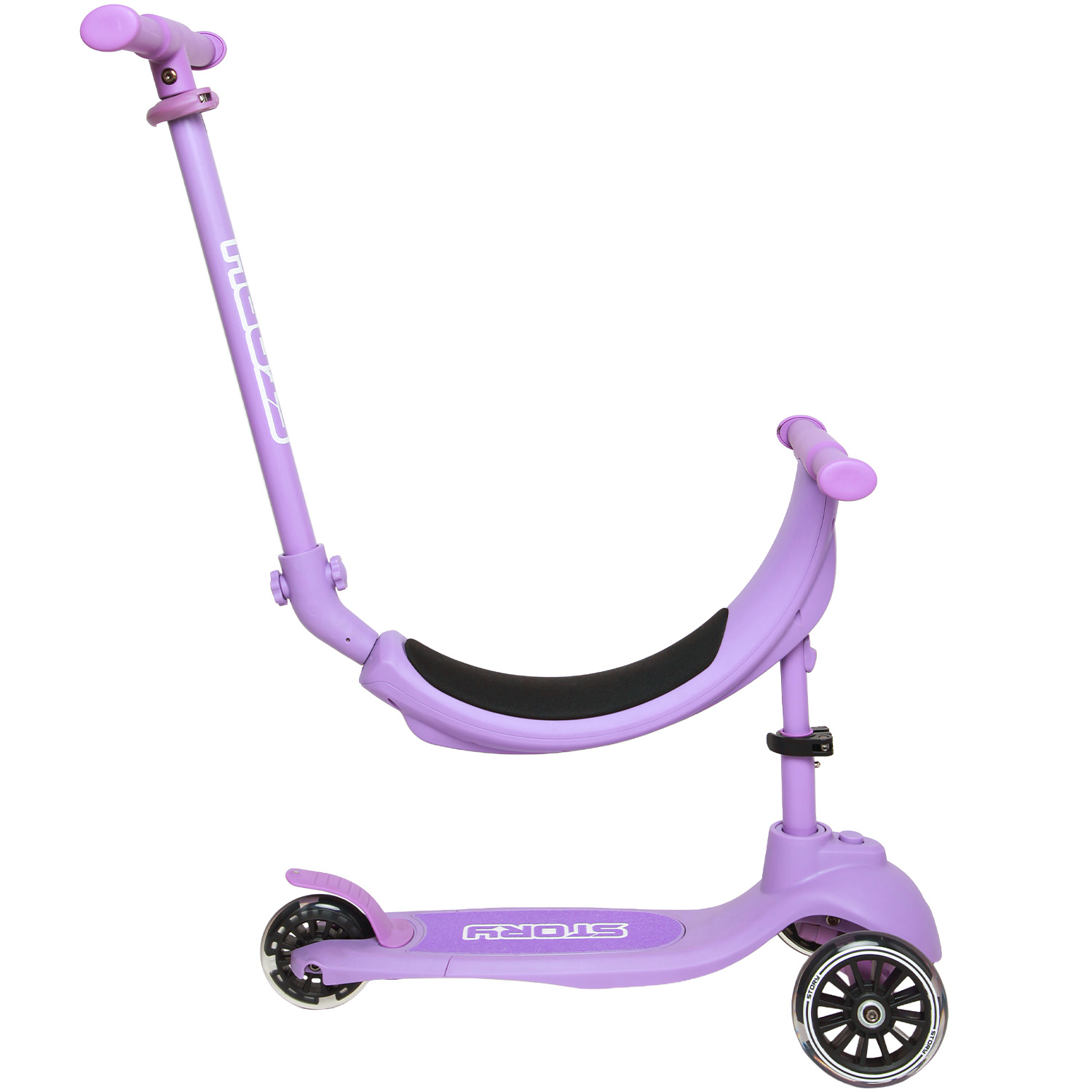 Story 4in1 LED Kinderroller mit 3 Rädern