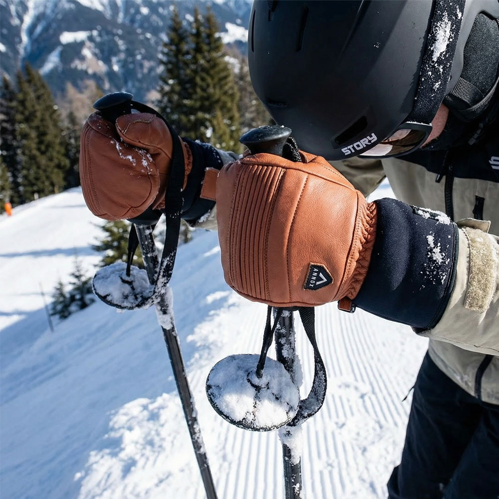 Annox Infinity Skihandschuhe Aus Leder