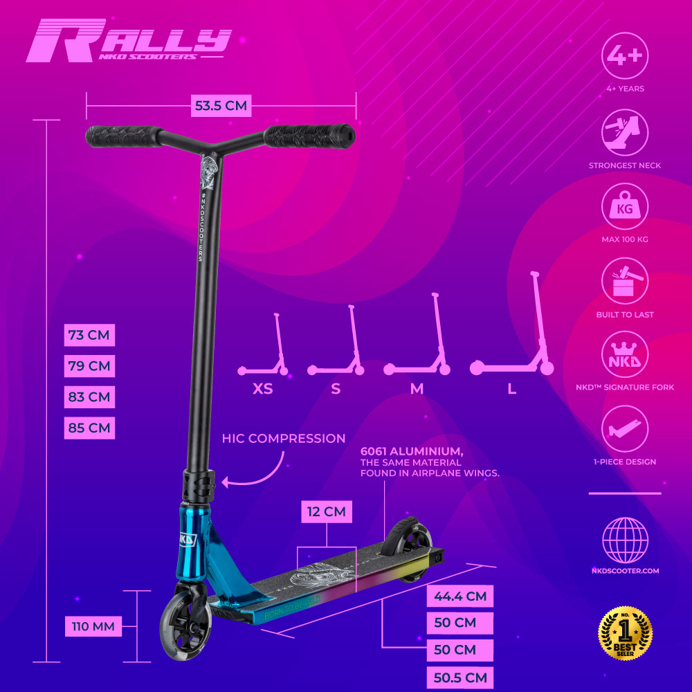 NKD Rally Stunt Scooter