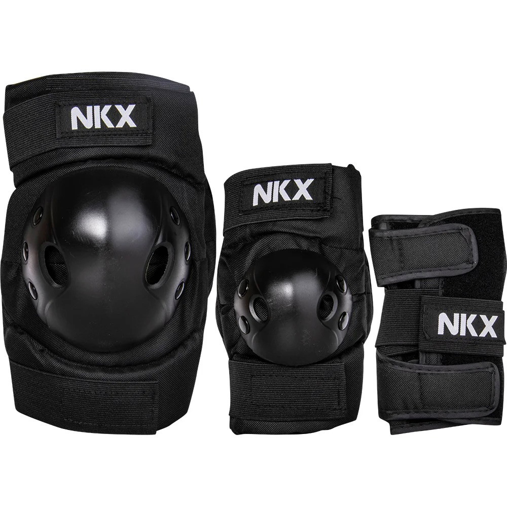 NKX 3er-Pack Pro Kinder Schutz-set - Knieschützer, Ellenbogenschützer und Handgelenkschützer