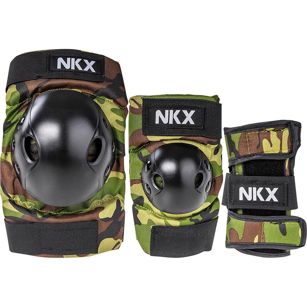 NKX 3er-Pack Pro Kinder Schutz-set - Knieschützer, Ellenbogenschützer und Handgelenkschützer