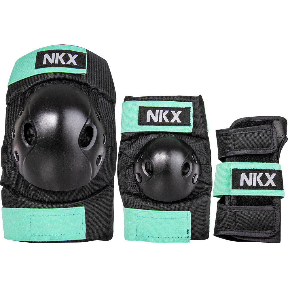 NKX 3er-Pack Pro Kinder Schutz-set - Knieschützer, Ellenbogenschützer und Handgelenkschützer