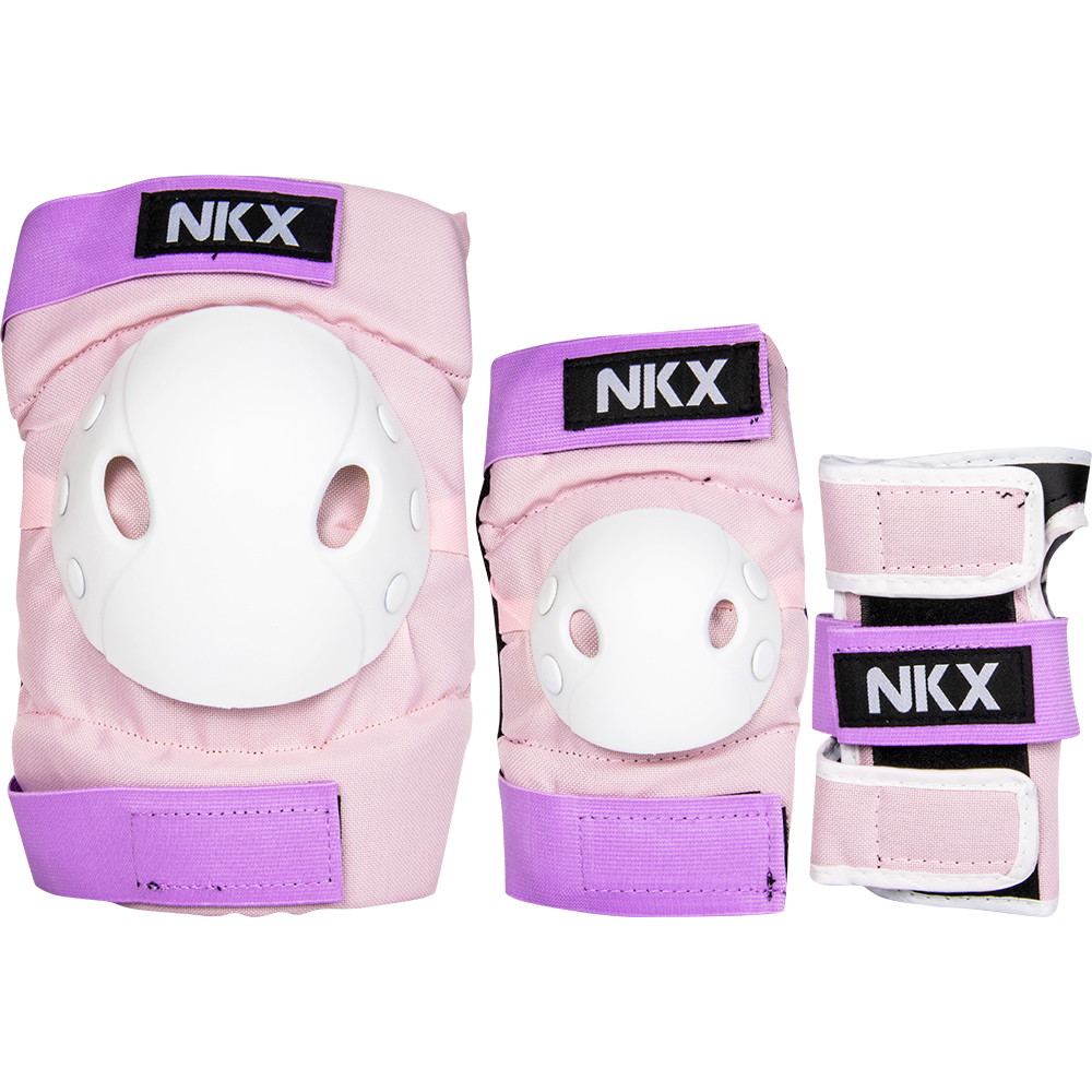 NKX 3er-Pack Pro Kinder Schutz-set - Knieschützer, Ellenbogenschützer und Handgelenkschützer