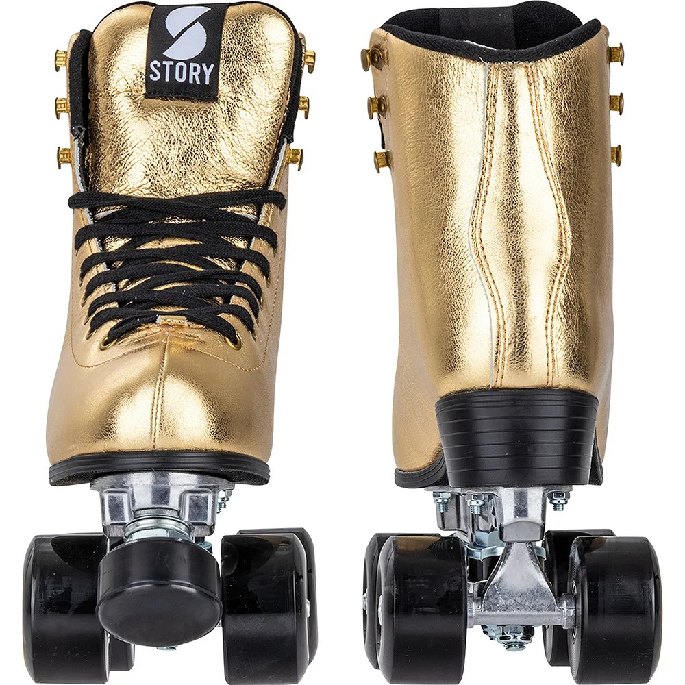 Story Disco Wildleder Rollschuhe