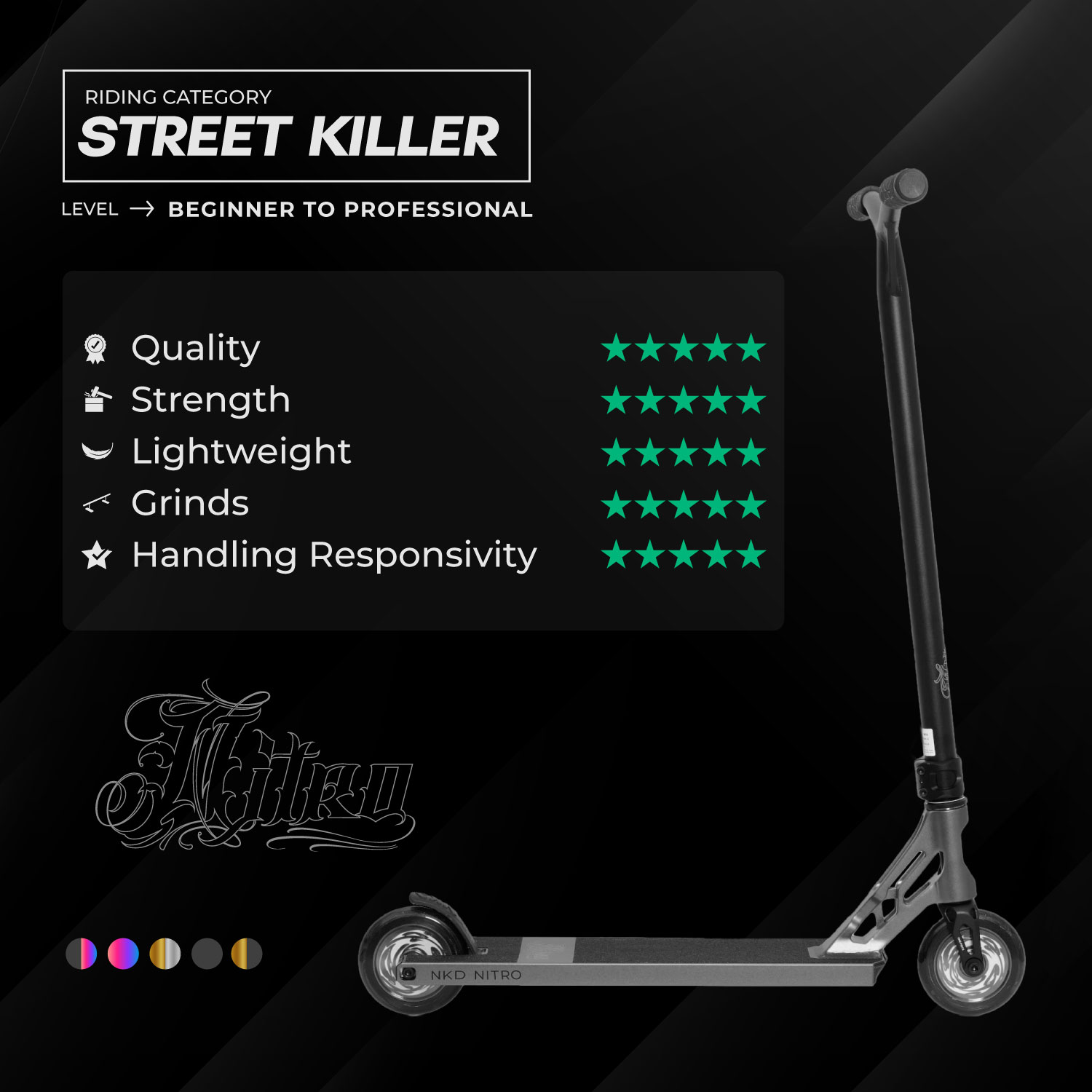 NKD Nitro Stunt Scooter