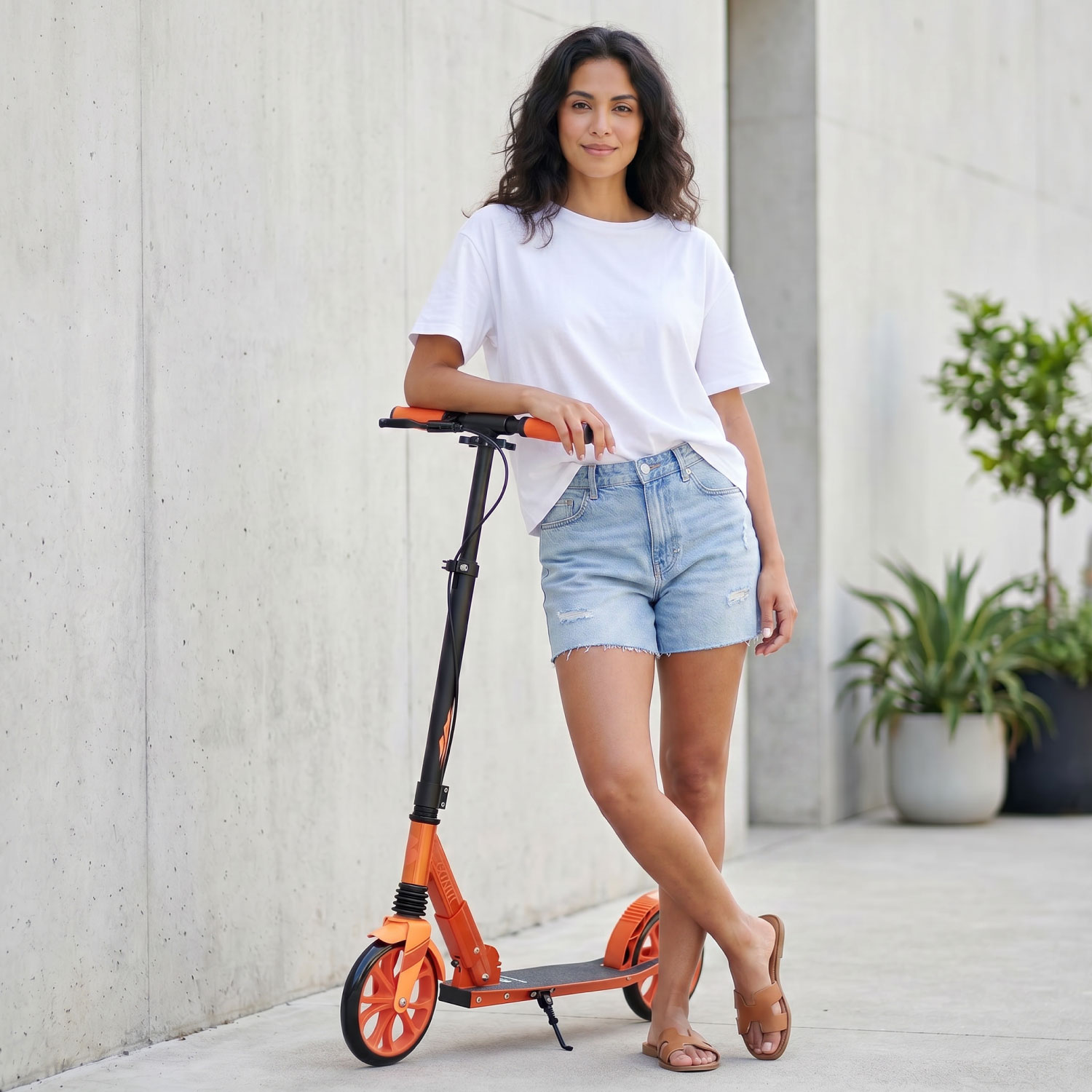 Story GlideX Elite Klappbarer Cityroller – Federung und Handbremse