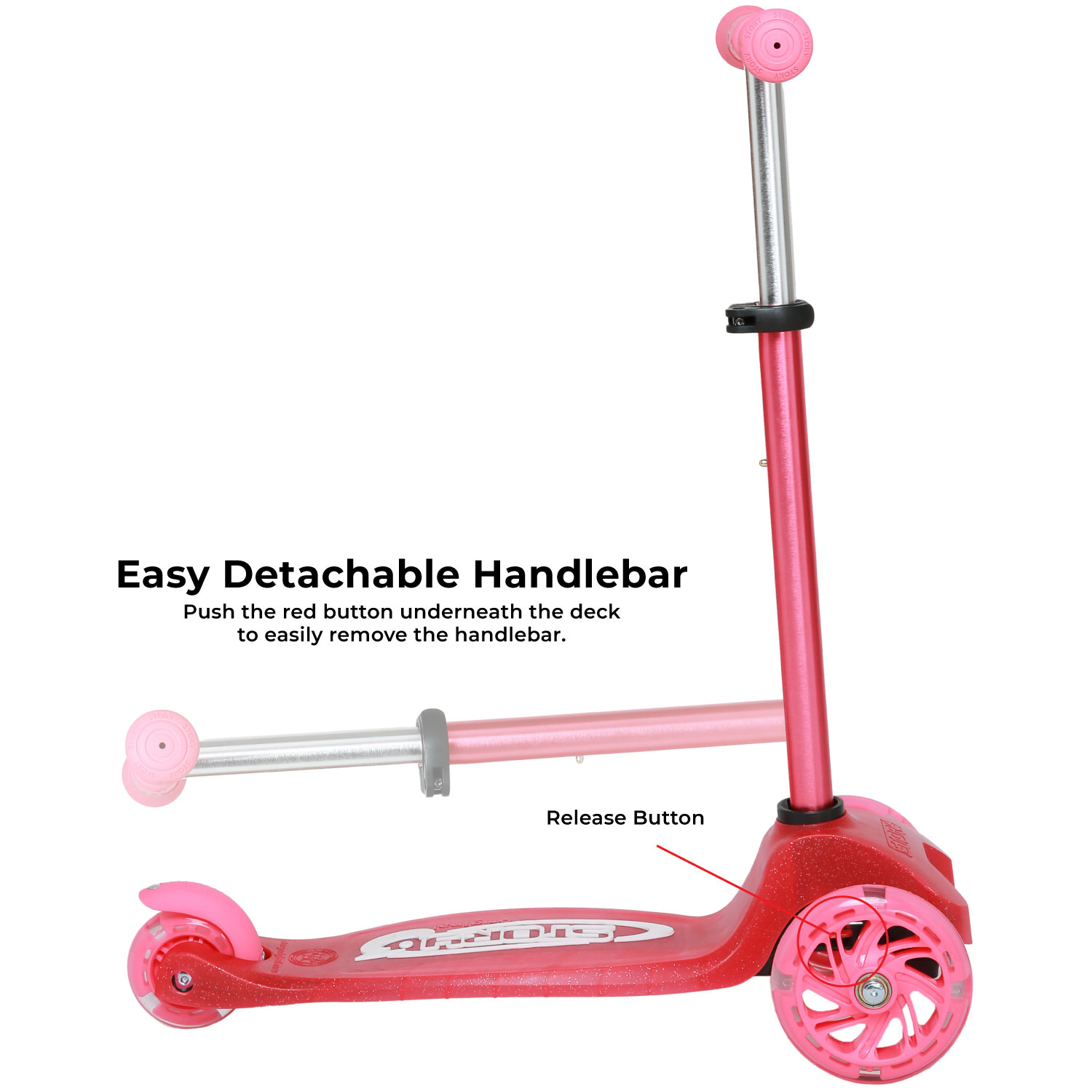 Story MoveLite 3-Rad LED-Kinderroller