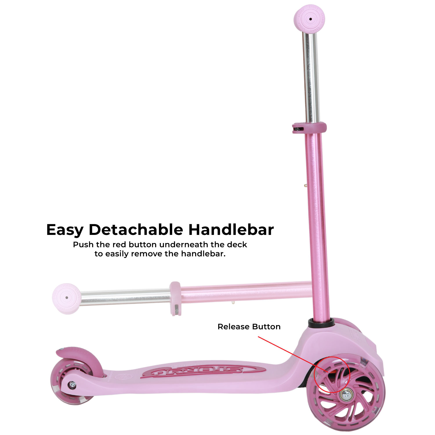 Story MoveLite 3-Rad LED-Kinderroller