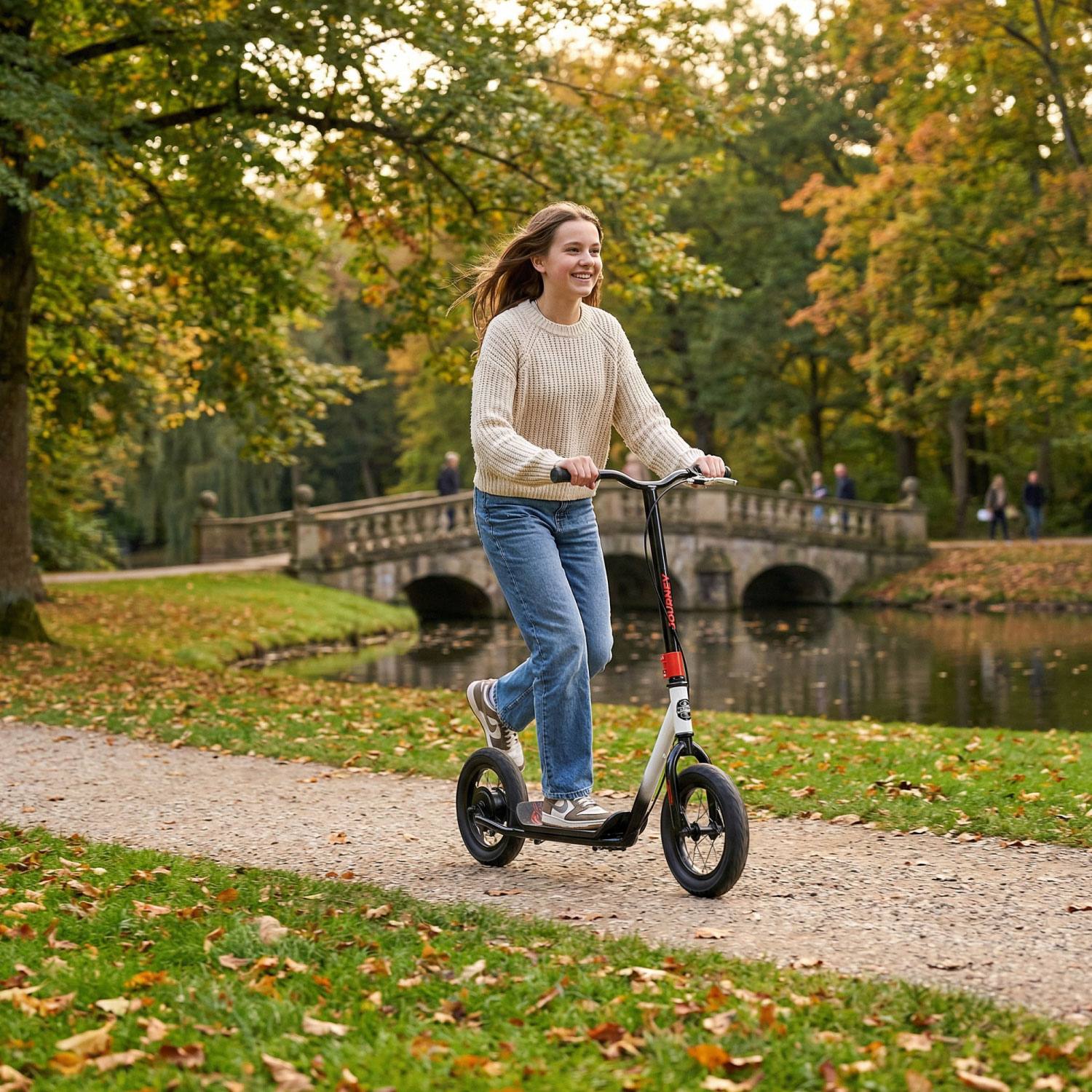 Story Urban Journey Original – Scooter mit 300 mm luftgefüllten Reifen